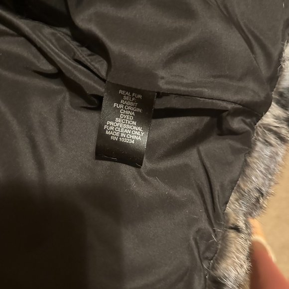 Adrian Landau Rabbit Fur Vest - Picture 2 of 3